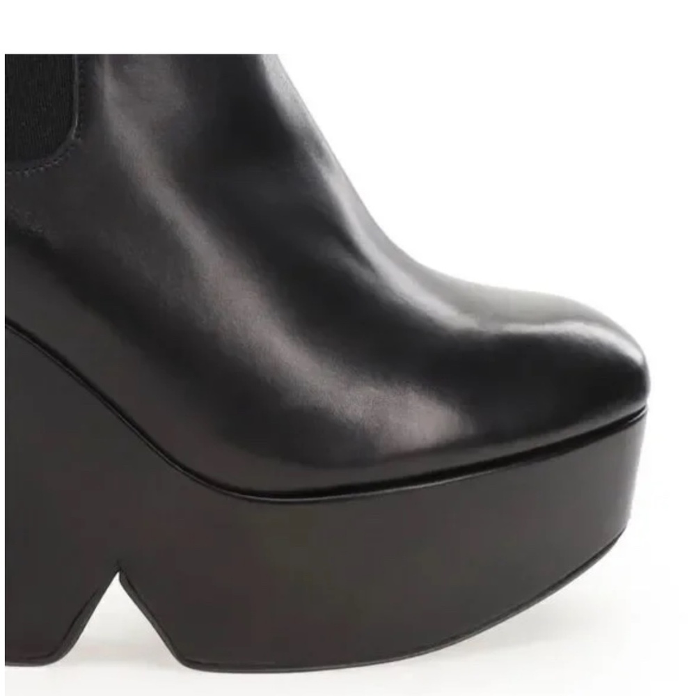 NIB Robert Clergerie Beatrice Ankle Boot Black Calfskin Size 8.5